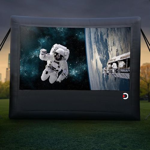 Outdoor Movie Theater System - Laser Gold Package (REAR PROJECTION)