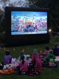 Outdoor Movie Theater System - Silver 4K Package (REAR PROJECTION)