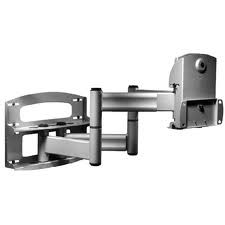 Peerless Articulating Dual-Arm Wall Mount with Vertical Adjustment for 42"-71" Flat Panel Screens. PLP model adapter plate sold separately PLAV70