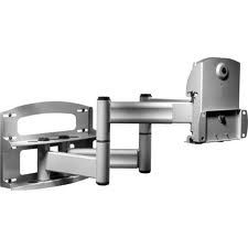Peerless Articulating Dual-Arm Wall Mount with Vertical Adjustment for 42"-71" Flat Panel Screens. PLP model adapter plate sold separately PLAV70-S