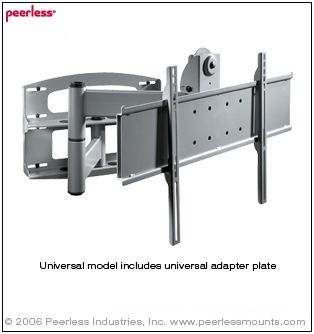 Peerless Articulating Wall Arm for 37" - 60" Plasma and LCD - PLA60-UNLP