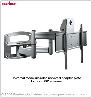 Peerless Articulating Wall Arm with Vertical Adjustment for 42" - 71" Plasma and LCD - PLAV70-UNLP
