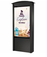 Peerless-AV Dual-Sided Smart City Kiosk with (2) 55" Xtreme� High Bright Outdoor Displays - KOP55XHB2
