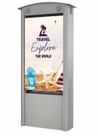 Peerless-AV Dual-Sided Smart City Kiosk with (2) 55" Xtreme� High Bright Outdoor Displays - KOP55XHB2-SA
