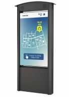 Peerless-AV� Smart City Kiosk with 55" Xtreme� High Bright Outdoor Display - KOP55XHB-A