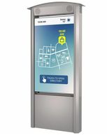 Peerless-AV� Smart City Kiosk with 55" Xtreme� High Bright Outdoor Display - KOP55XHB-SA