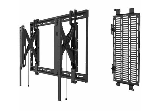 Peerless-AV SmartMount� STS680-1UCM3 Universal Ultra-Slim Scissor Wall Mount Kit with (1) Component Plate - STS680-1UCM3