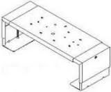 Peerless DVD/VCR Mount for Classic, Designer, Multi-Display, SWM 310/314/ 334 mounts DS45