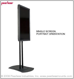Peerless Flat Panel Display Mount for 32" to 60" Plasma and LCD Screens - FPZ-600