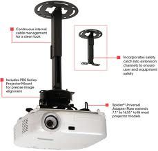 Peerless PRS Universal Projector Ceiling Mount, 17"-25" Adjustable Extension PRS-EXB