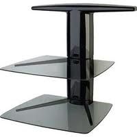 Peerless SmartMount® A/V Component Wall Furniture, Double Stud Dual Shelf SCS222