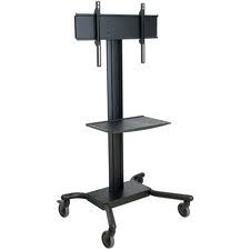 Peerless SmartMount® Universal Cart for 32" - 60" Flat Panel Screens, with metal shelf SR560M