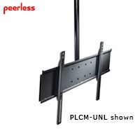 Peerless Straight Column Flat Panel Ceiling Mount with Ceiling Plate - PLCM-UNL-CP