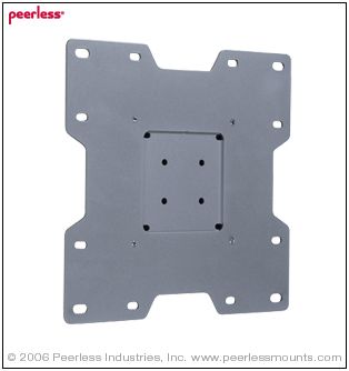 Peerless Universal Flat Wall Mount for Small-Medium LCD 10"-37" Screens - SF632