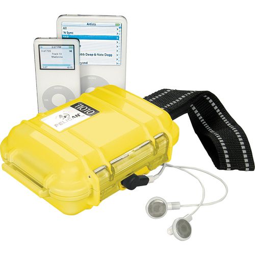 Pelican Micro Waterproof Case i1010 for iPod (Yellow) - 1010-045-240