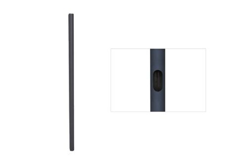 Premier 72 in. Single Replacement Black Pole - P72B