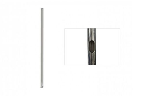 Premier 72 in. Single Replacement Chrome Pole - P72