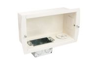 Premier In-Wall Cable and Gear Power Box for Drywall Installation - White - GB-INWAVP