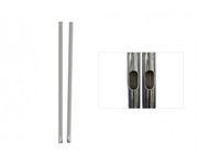 Premier 2" Diameter 60" Chrome Poles (Boxed Pair) Cut In Half, - T60-1-2