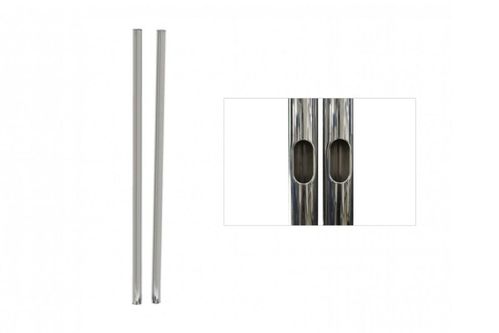 Premier Set of 72 in. Chrome Replacement Poles - T72