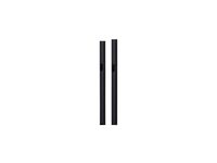 Premier 2" Diameter 84" Black Poles (Boxed Pair) Cut In Half, - T84B-1-2