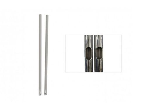 Premier 2" Diameter 84" Chrome Poles (Boxed Pair) Cut In Half, - T84-1-2