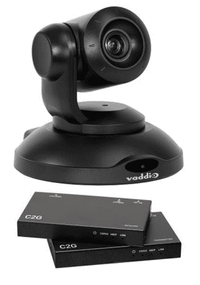 PrimeSHOT 10 HDMI with HDMI Extender White PTZ Camera - 999-30410-800W