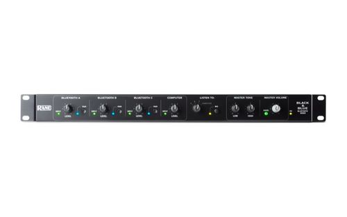 RANE 3 BT Inputs, USB I/O, 3.5mm Line Input, XLR Line Output, 20W Mono Amplifier - Black & Blue