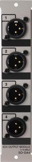 Roland 4-ch. analog output card with 4 XLR outputs - SO-DA4