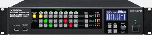 Roland 8-in x 3-out Multi-Format AV Matrix Switcher - XS-83H