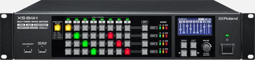 Roland 8-in x 4-out Multi-Format AV Matrix Switcher - XS-84H