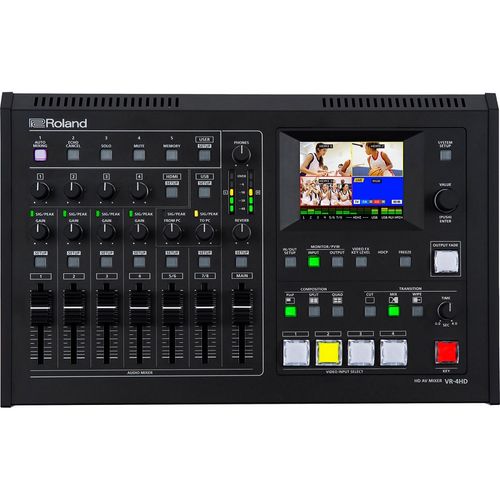 Roland HD AV Mixer - 4 channel with USB Stream/Record - VR-4HD