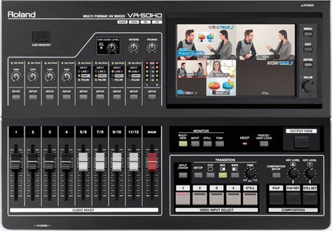 Roland Multi-Format All-In-One A/V Mixer - VR-50HD