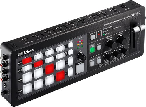 Roland Multi-Format Matrix Switcher - 4 x 4 HDMI, 3 modes (Switcher/Matrix/Split) - XS-1HD