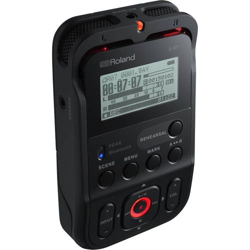 Roland Portable Audio Recorder - Black - R-07-BK
