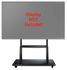 Rolling Cart for Optoma interactive flat panel displays - ST01