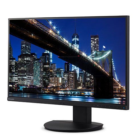 Sharp 27" 4K UHD (3480x2160) Business-Class Widescreen Desktop Monitor w/ Ultra-Narrow Bezel and USB-C (90W) Charging - DD-EA272U