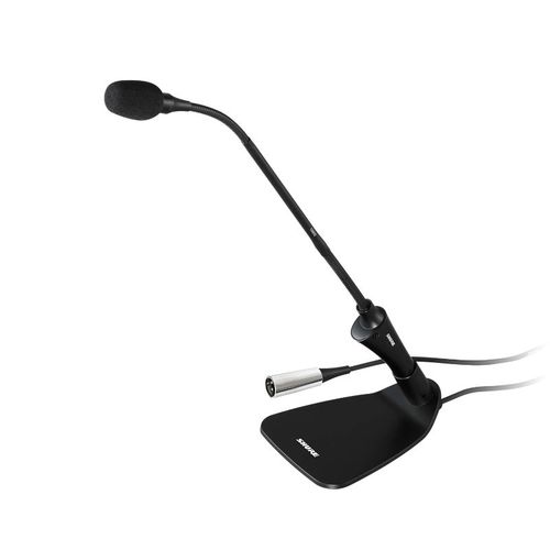 Shure GOOSENECK MIC BLACK W/ BASE, 12 INCH - CVG12D-B/C