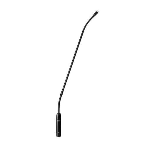 Shure Cardioid-18" Desktop Gooseneck Condenser Microphone, Attached 10 XLR Cable, Logic Functions, Programmable Switch and LED Indicator, Attached Desktop Base - MX418D/C