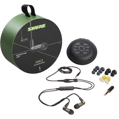 Shure 1BA EARPHONE,BLACK,W/-UNI - SE31BABKUNI