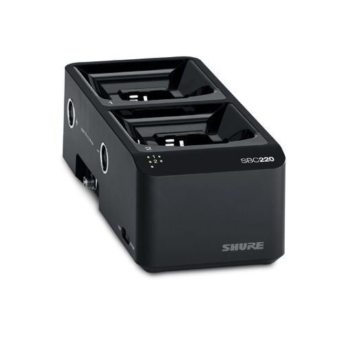 Shure 2 Bay Networked Docking Station - SBC220