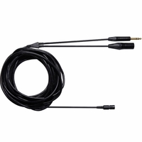 Shure 25ft. Detachable cable with Neutrik 3 Pin XLR male connector and 1/4'' stereo plug - BCASCA-NXLR3QI-25