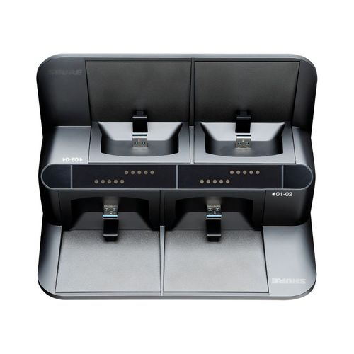 Shure 4-Bay Networked Docking Station for BN & GN, Power Supply Not Included - SBC450