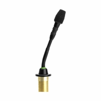 Shure 5" Shock-mounted Gooseneck, SUPERCARDIOID, with LED ring, Less Preamplifier - MX405RLP/S