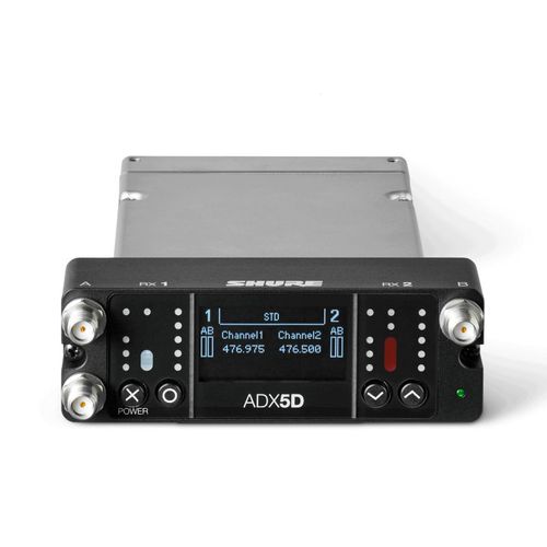 Shure ADX5D Portable Receiver, 606-810MHz - ADX5DUS=-B