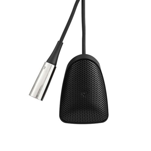 Shure Cardioid,Low Profile Boundary Condenser Microphone, Attached 12' Cable, Black - CVB-B/C