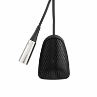 Shure Omnidirectional,Low Profile Boundary Condenser Microphone, Attached 12' Cable, Black - CVB-B/O