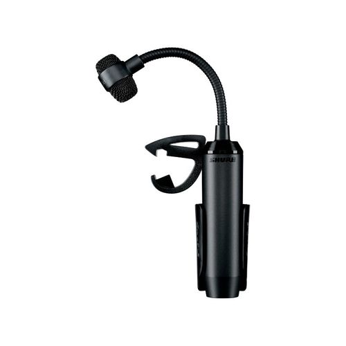 Shure Cardioid condenser gooseneck drum microphone - AP98DM drum mount, less cable - PGA98D-LC