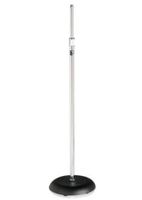 Floor Stand for microphone - metallic gray, Chrome - MS-10C