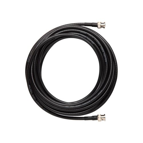 Shure 25' UHF Remote Antenna Extension Cable, BNC-BNC, RG8X/U Type - UA825